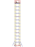 Вышка - Тура ВСР-5 (1.6 м х 1.6 м). Высота 17.4 м (13 секций)_1616113