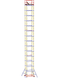 Вышка - Тура ВСР-5 (1.6 м х 1.6 м). Высота 18.7 м (14 секций)_1616114